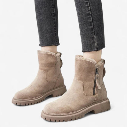 Bottines Hiver Chaudes et Imperméables à Lacets - PanierRoyale