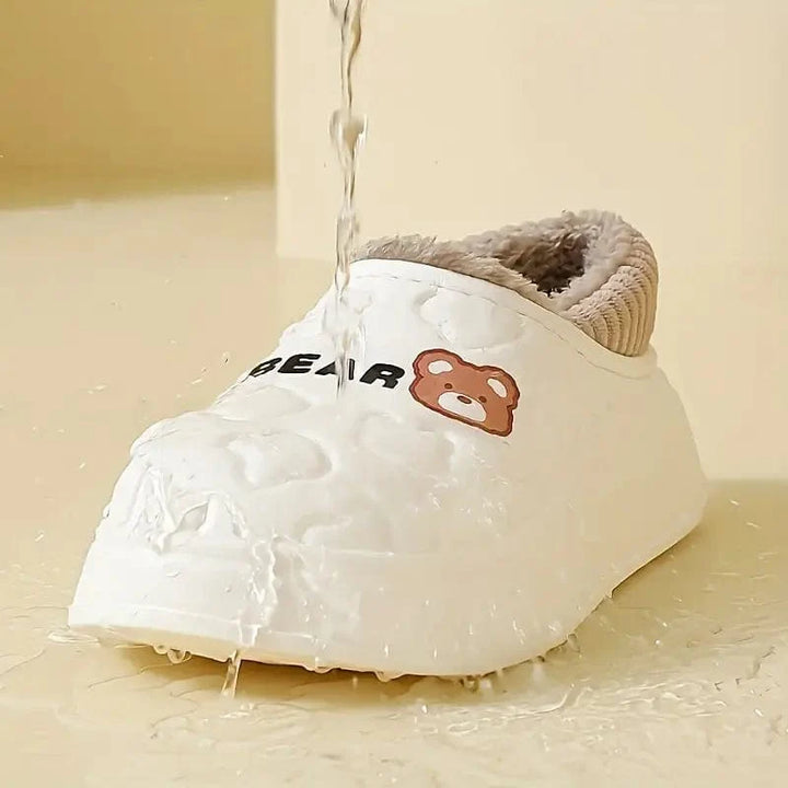 Pantoufles imperméables doublées de peluche - vue 6
