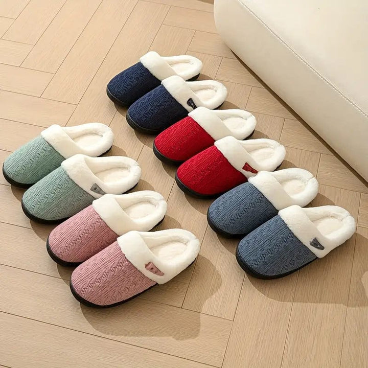 Pantoufles doublées en peluche - vue 3