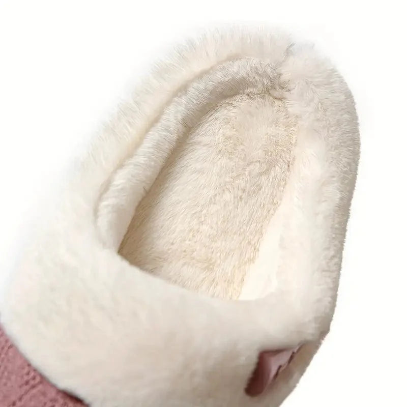 Pantoufles doublées en peluche - vue 4
