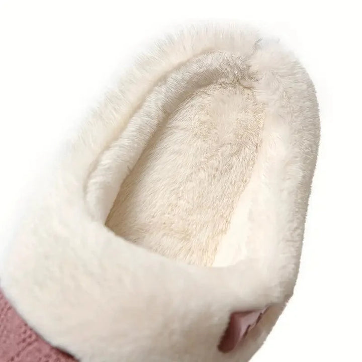 Pantoufles doublées en peluche - vue 4