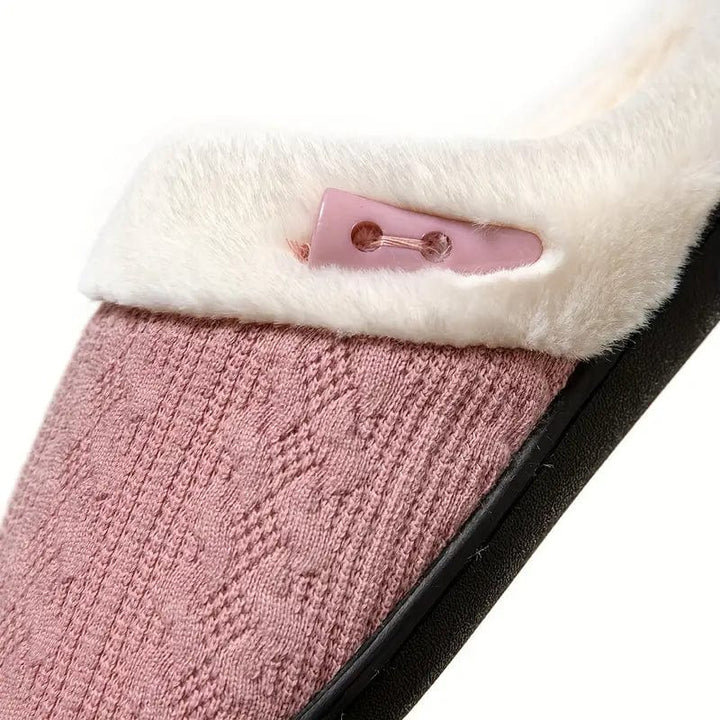 Pantoufles doublées en peluche - vue 5