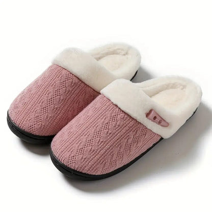 SnugLuxe - Pantoufles doublées en peluche