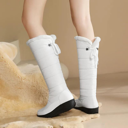 Bottes Fourrure Artificielle Chauffantes et Antidérapantes - PanierRoyale