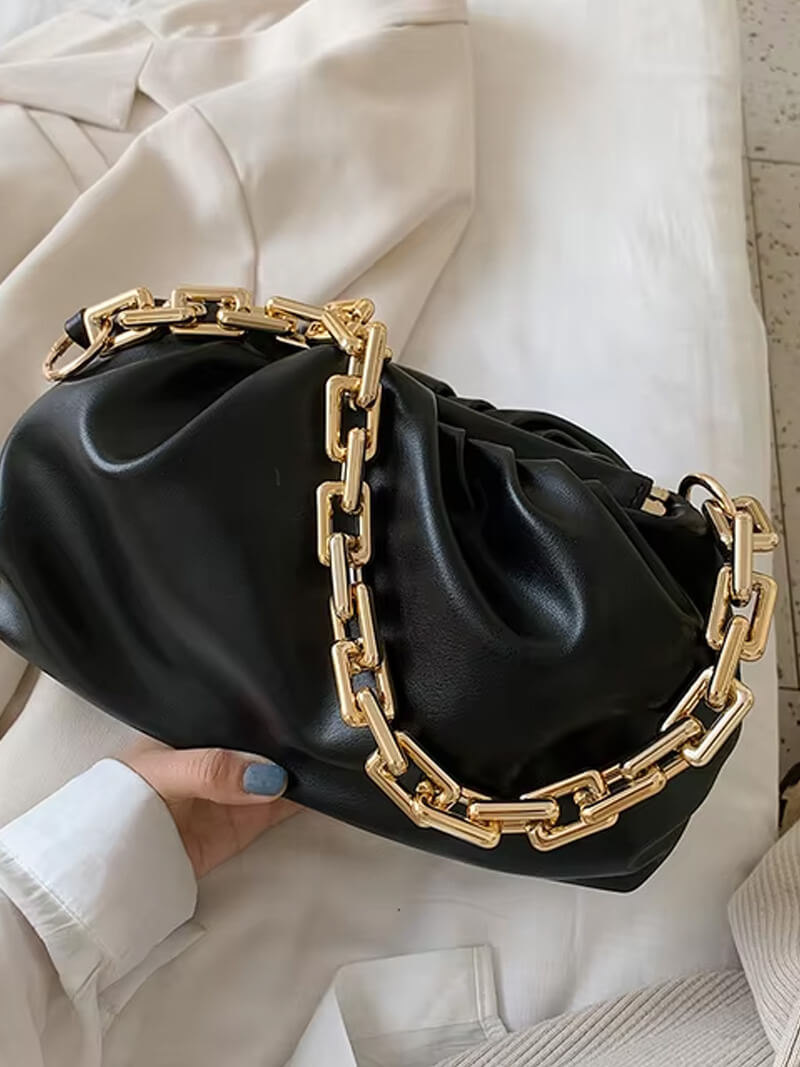Sac à Main Femme Élégant à Chaîne Dorée
