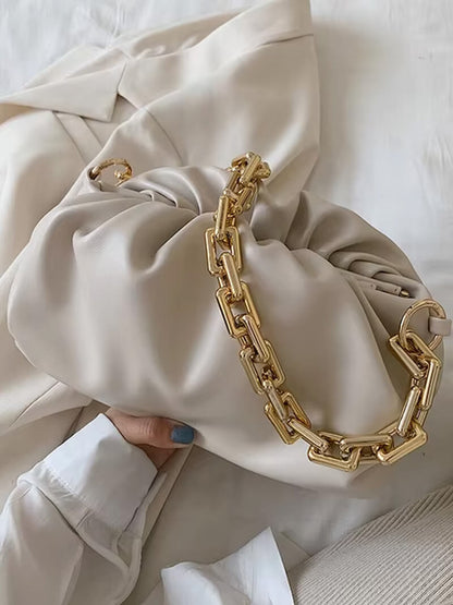 Sac à Main Femme Élégant à Chaîne Dorée