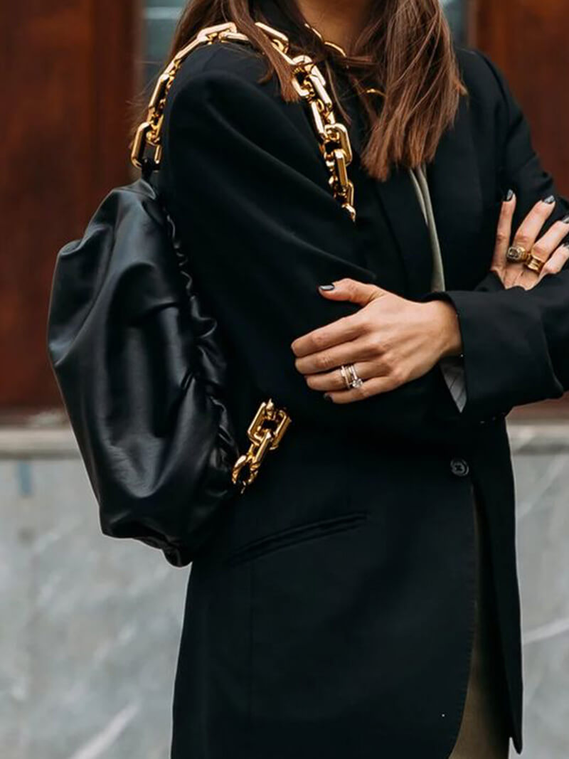 Sac à Main Femme Élégant à Chaîne Dorée