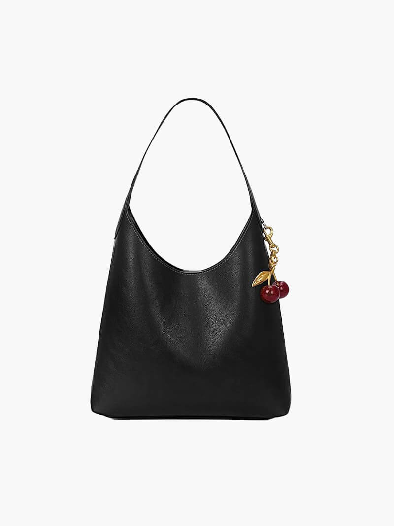 Sac à Main Femme Noir avec Pendentif Élégant - BerlinGlamour