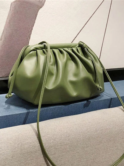 Pochette Femme Élégante en Cuir Synthétique Noir