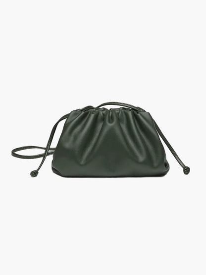 Pochette Femme Élégante en Cuir Synthétique Noir