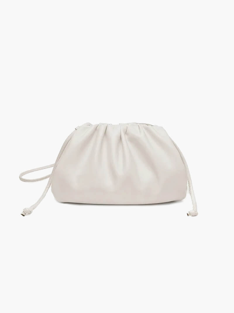 Pochette Femme Élégante en Cuir Synthétique Noir
