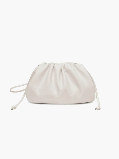 Pochette Femme Élégante en Cuir Synthétique Noir