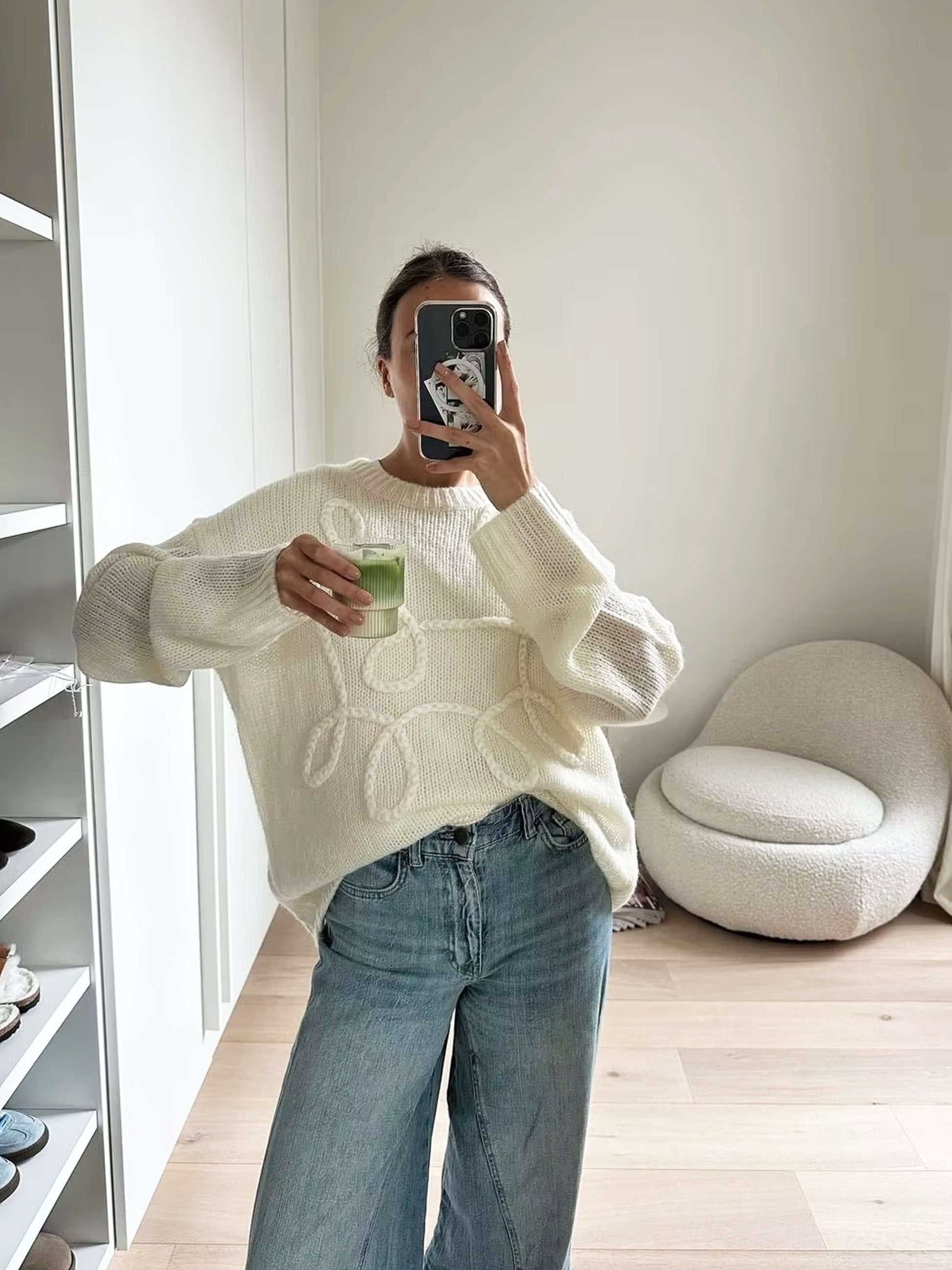 Pull Femme Oversize Décontracté pour Hiver - BerlinGlamour