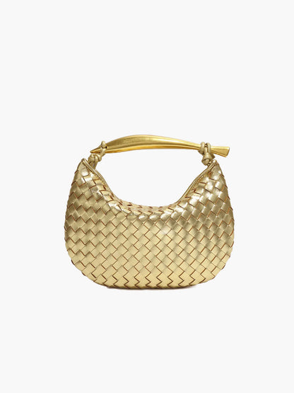 Sac Besace en Cuir Imitation Tressé