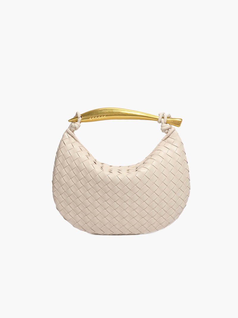 Sac Besace en Cuir Imitation Tressé