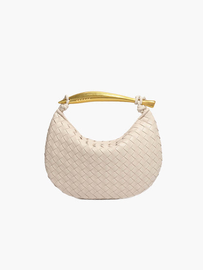 Sac Besace en Cuir Imitation Tressé