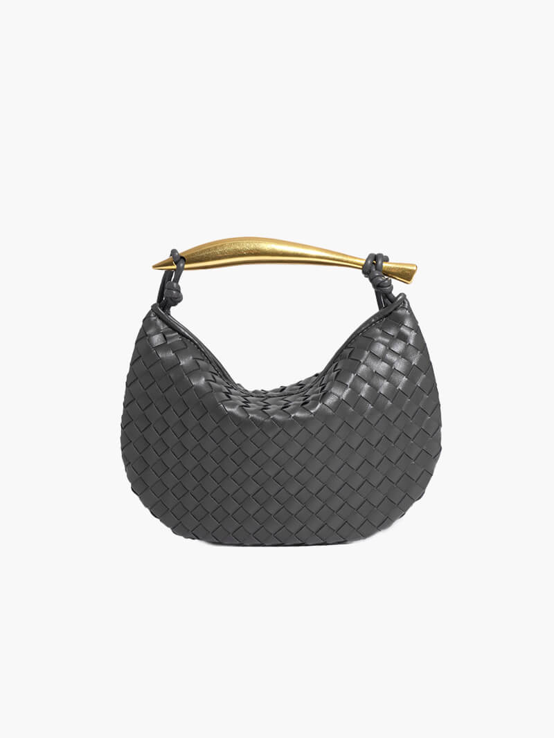 Sac Besace en Cuir Imitation Tressé