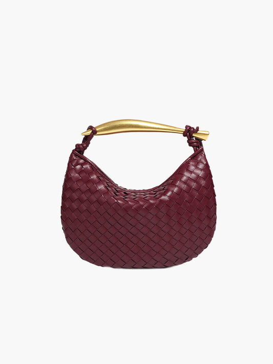 Sac Besace en Cuir Imitation Tressé - BerlinGlamour