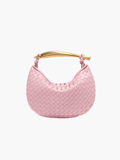 Sac Besace en Cuir Imitation Tressé
