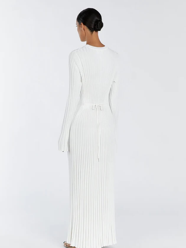 Robe Noire Grande Taille à Manches Longues