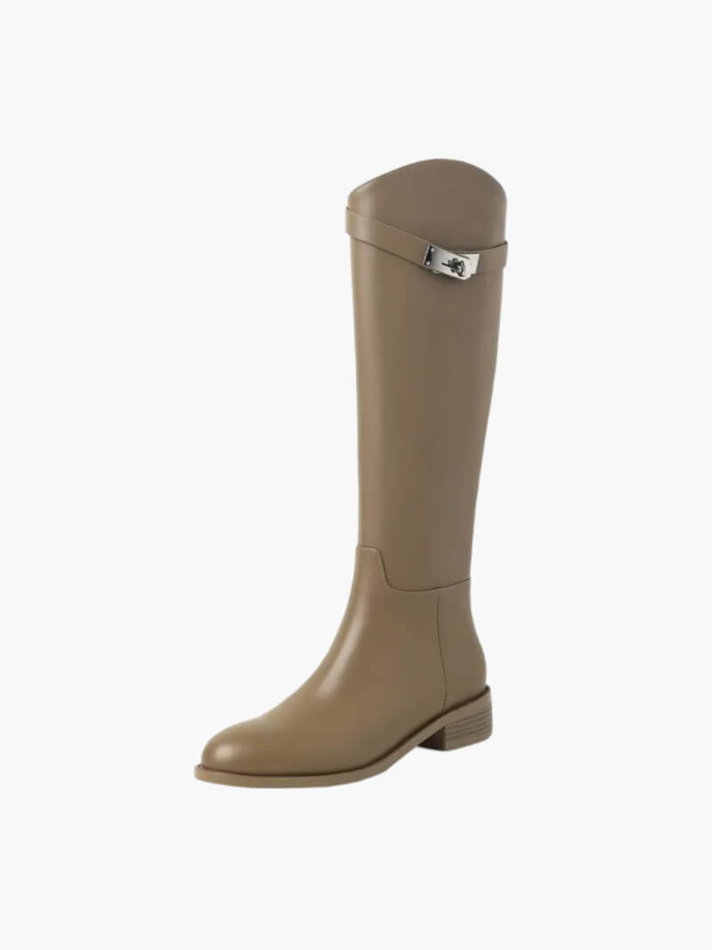 Bottines Femme Élégantes en Cuir de Haute Qualité