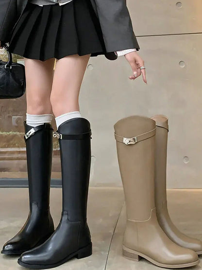 Bottines Femme Élégantes en Cuir de Haute Qualité