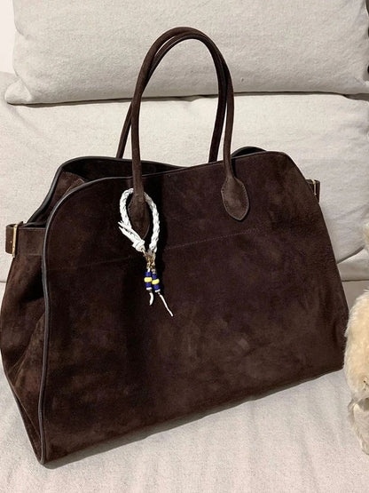 Sac à main en cuir velours de qualité supérieure
