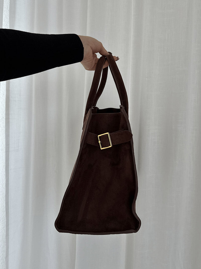 Sac à main en cuir velours de qualité supérieure