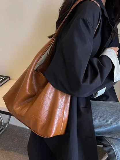 Sac École Minimaliste en Cuir Synthétique