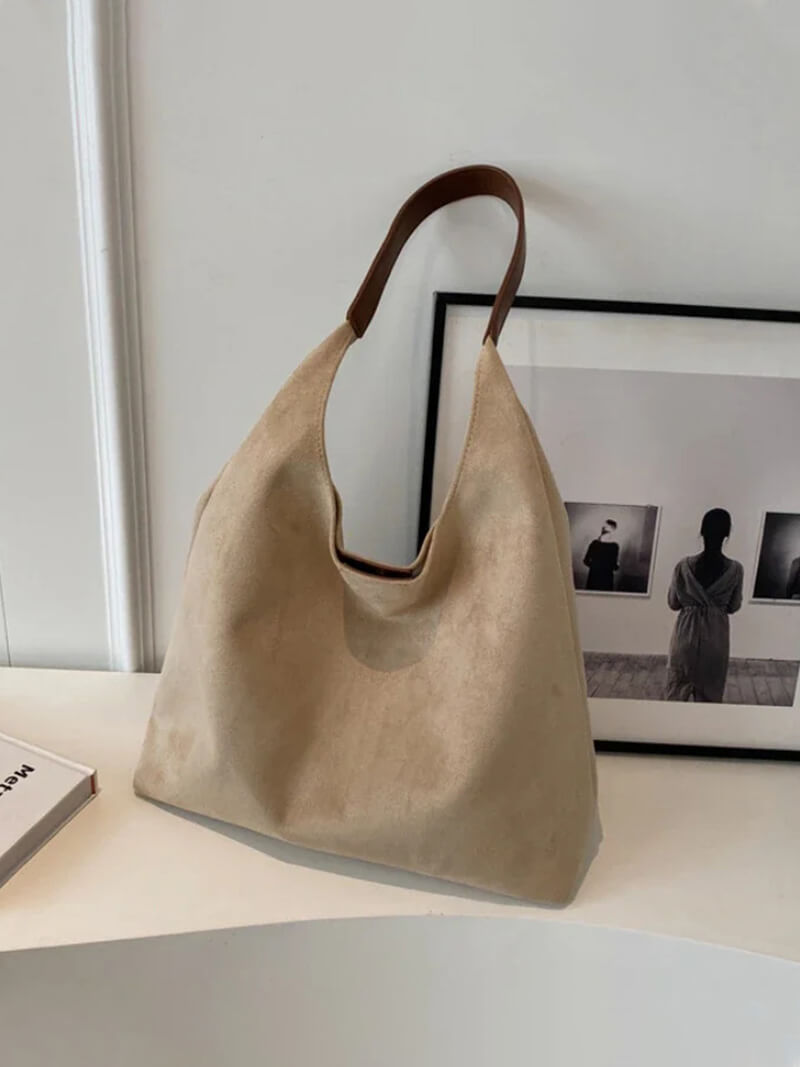 Sac à Épaule Cuir Souple et Minimaliste