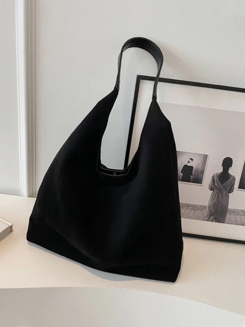 Sac à Épaule Cuir Souple et Minimaliste