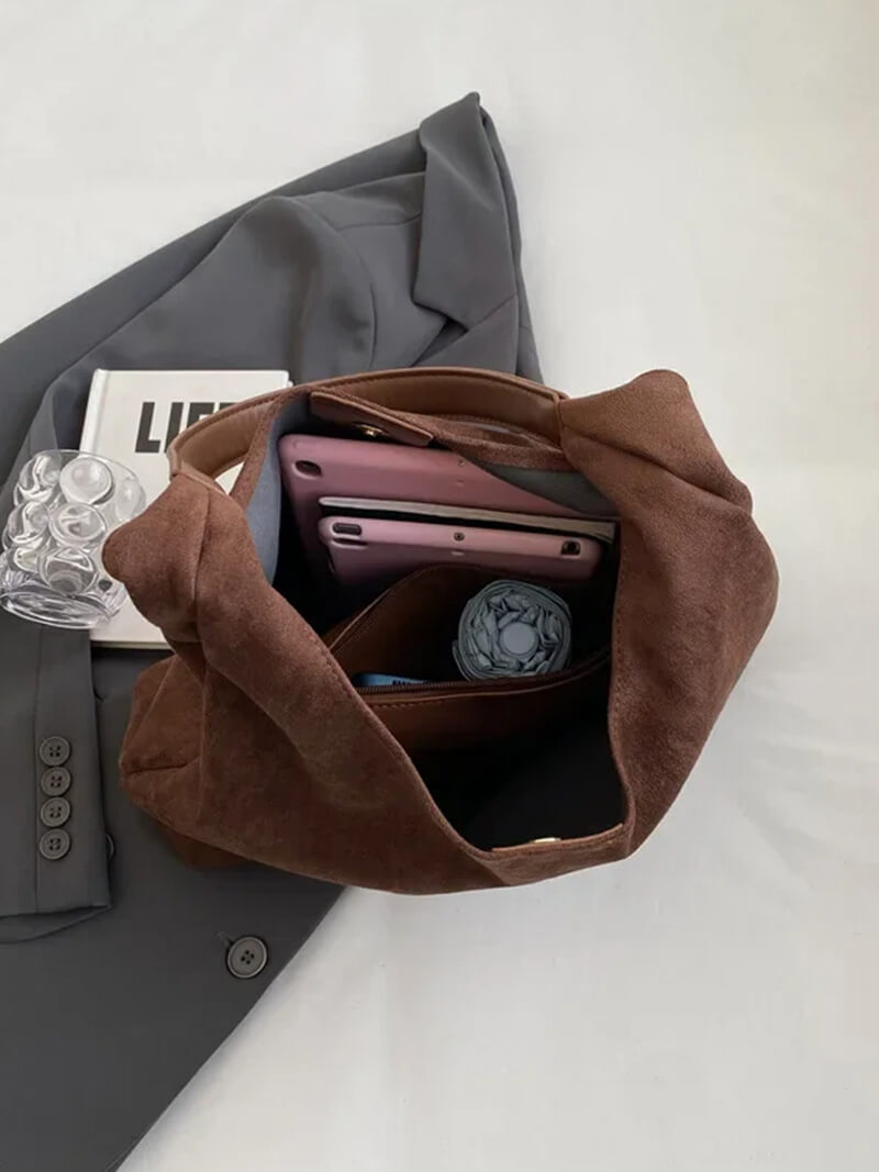 Sac à Épaule Cuir Souple et Minimaliste