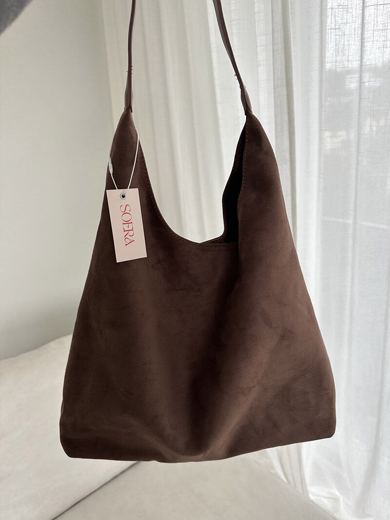 Sac à Épaule Cuir Souple et Minimaliste