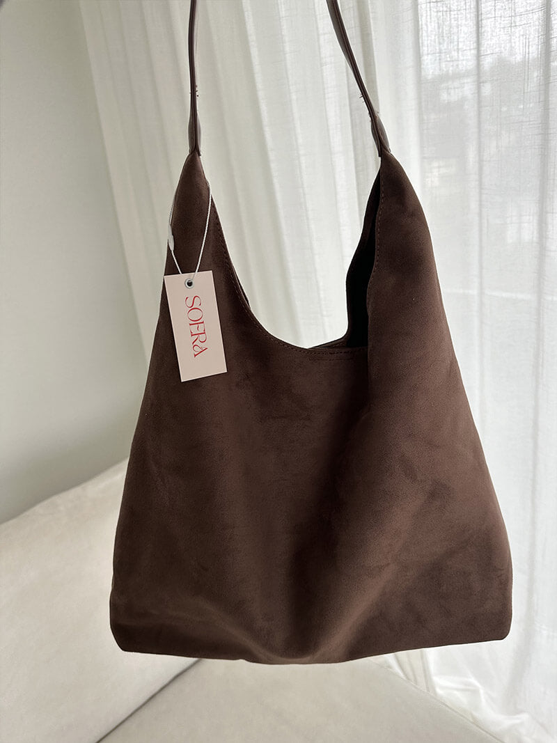 Sac à Épaule Cuir Souple et Minimaliste