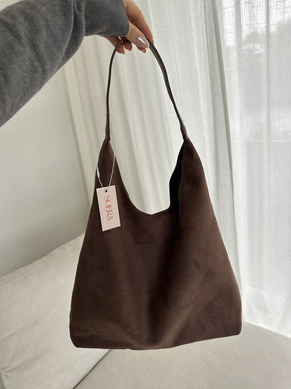 Sac à Épaule Cuir Souple et Minimaliste