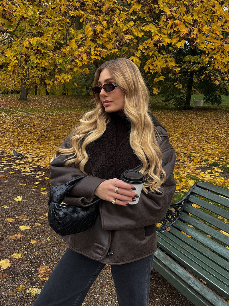 Veste Cuir Hiver Chic et Élégante pour Femme