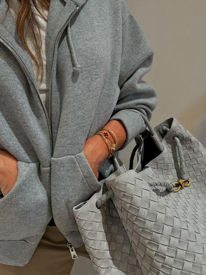 Sac à Main Tressé en Cuir Sauvage Féminin