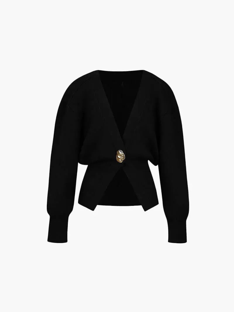 Cardigan Femme Boutons Originaux Décontracté - BerlinGlamour