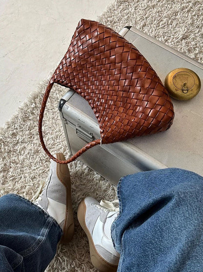 Sac à Épaule Tressé Chic et Élégant