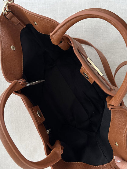 Sac à Main Grande Capacité en Cuir Imitation Féminin