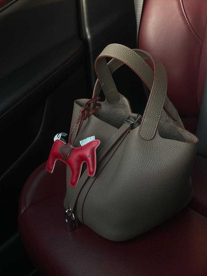 Sac Bucket en Cuir Imitation Élégant