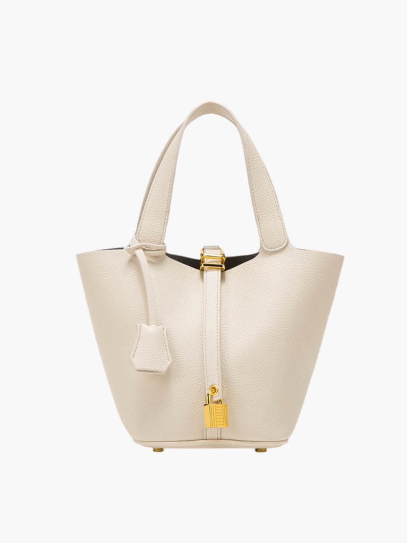 Sac Bucket en Cuir Imitation Élégant