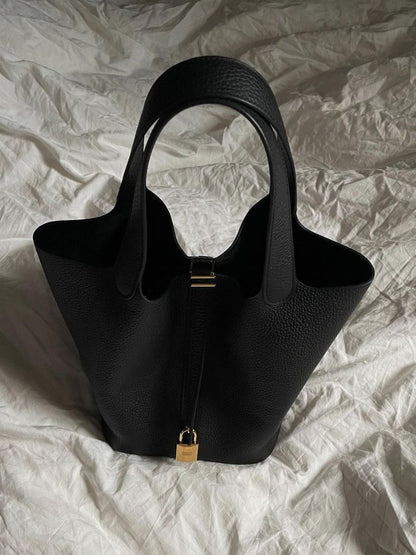 Sac Bucket en Cuir Imitation Élégant