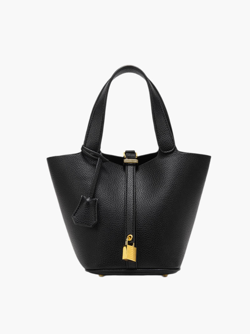 Sac Bucket en Cuir Imitation Élégant