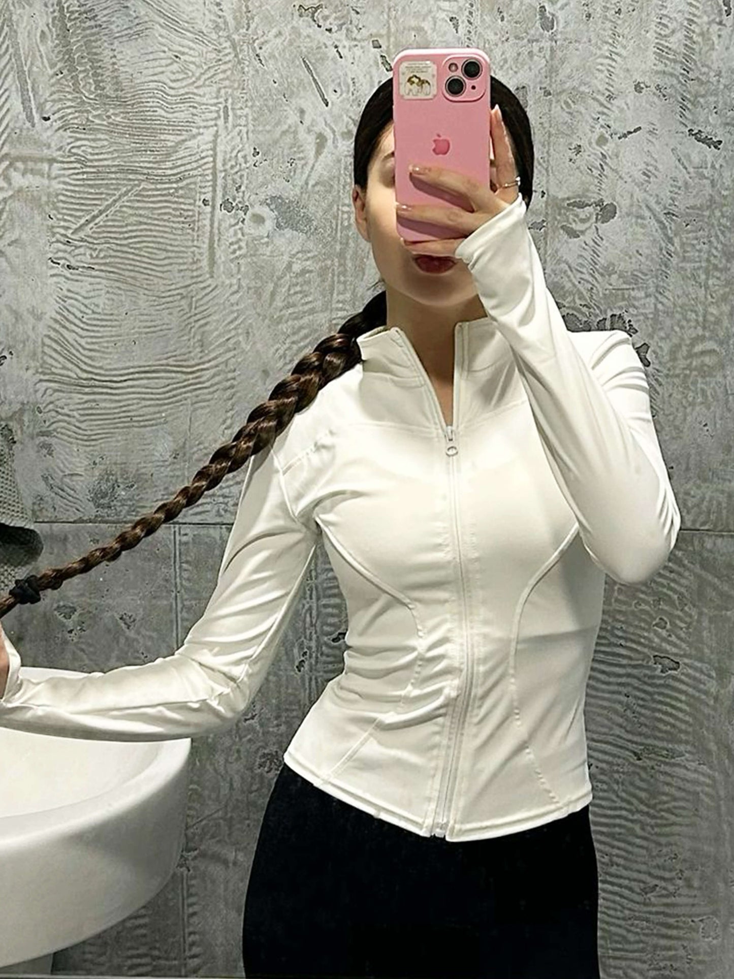 Veste de sport femme légère avec fermeture éclair