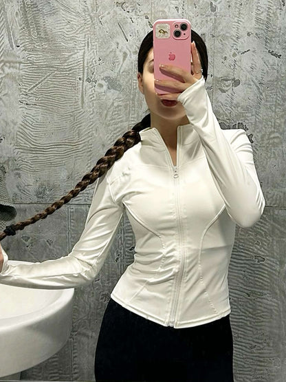 Veste de sport femme légère avec fermeture éclair
