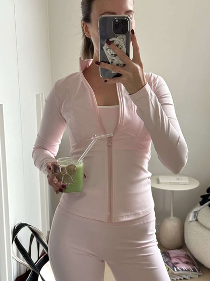 Veste de sport femme légère avec fermeture éclair