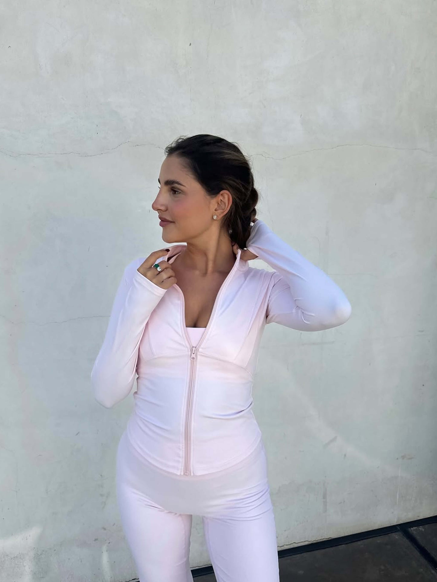 Veste de sport femme légère avec fermeture éclair