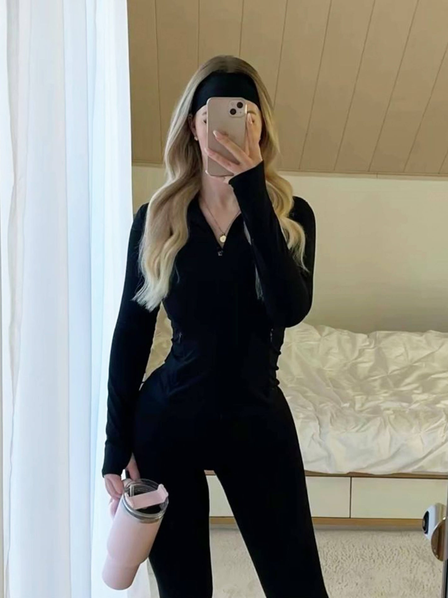 Veste de sport femme légère avec fermeture éclair