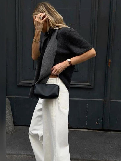 Sac à Main Femelle Minimaliste en Cuir Synthétique